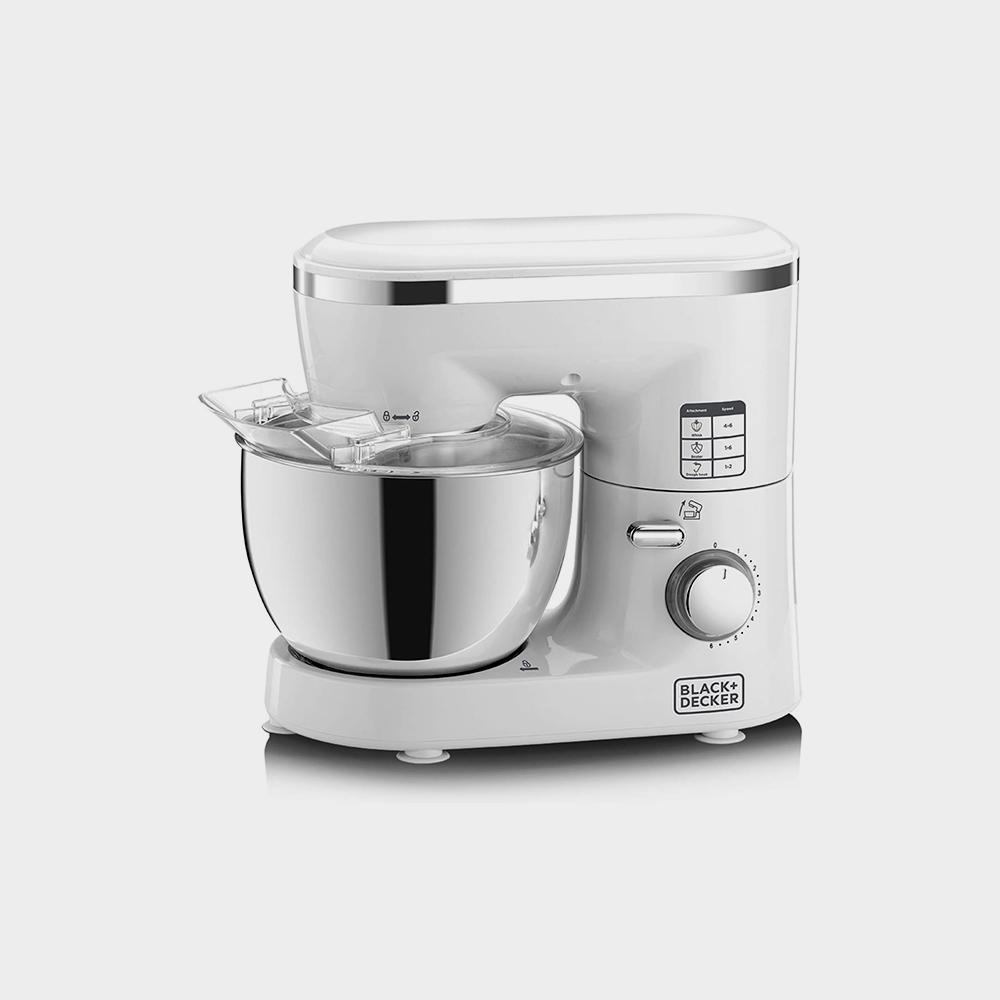 ماكينة خلاط المطبخ، قوة 1000 واط، سعة كبيرة 4 لتر، وعاء من الفولاذ المقاوم للصدأ الصورة 3