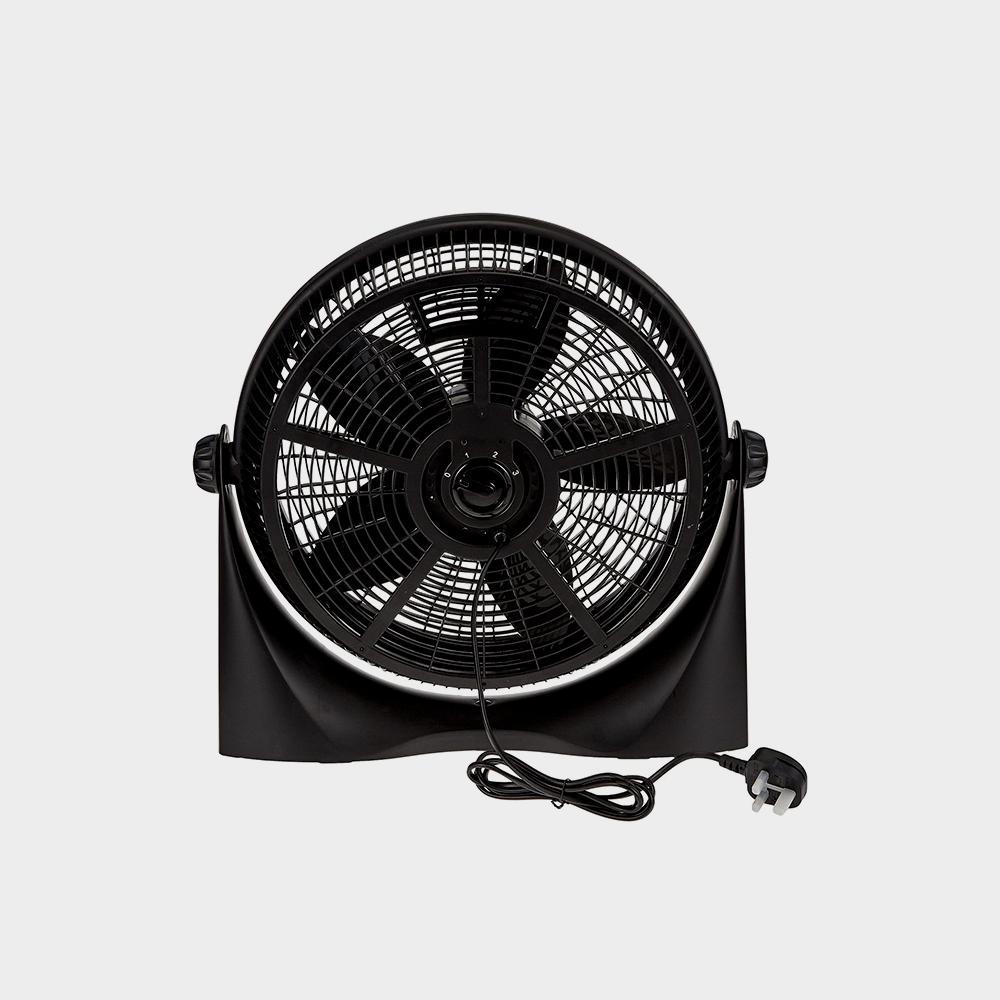 مروحة بوكس بقطر 16 بوصة، 3 سرعات منخفضة/متوسطة/عالية و5 شفرات قابلة للتعديل ومحمولة الصورة 2