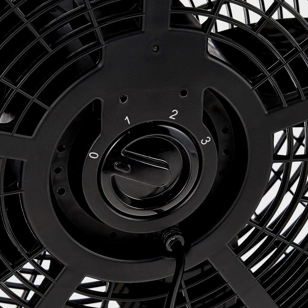 مروحة بوكس بقطر 16 بوصة، 3 سرعات منخفضة/متوسطة/عالية و5 شفرات قابلة للتعديل ومحمولة الصورة 5