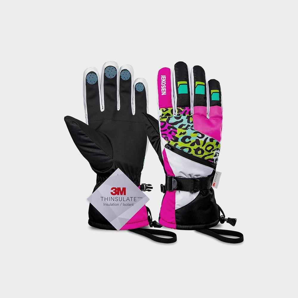 قفازات JEKOSEN للتزلج مقاومة للماء تعمل باللمس على الجليد قفازات شتوية تحافظ على الدفء