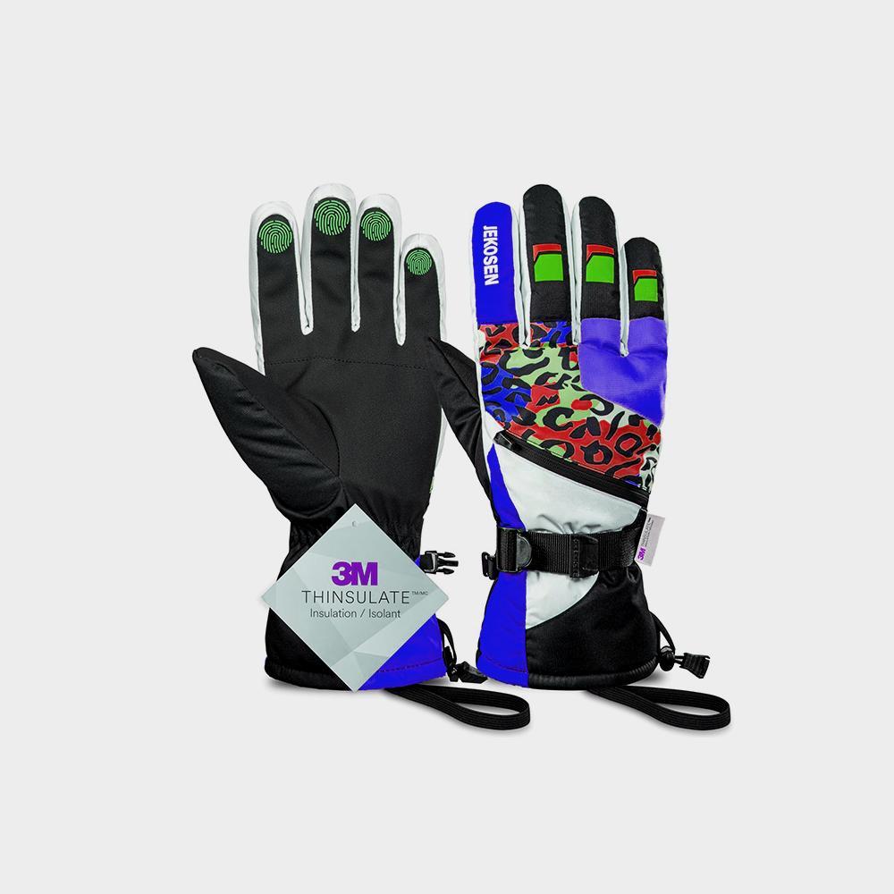 قفازات JEKOSEN للتزلج مقاومة للماء تعمل باللمس على الجليد قفازات شتوية تحافظ على الدفء الصورة 3