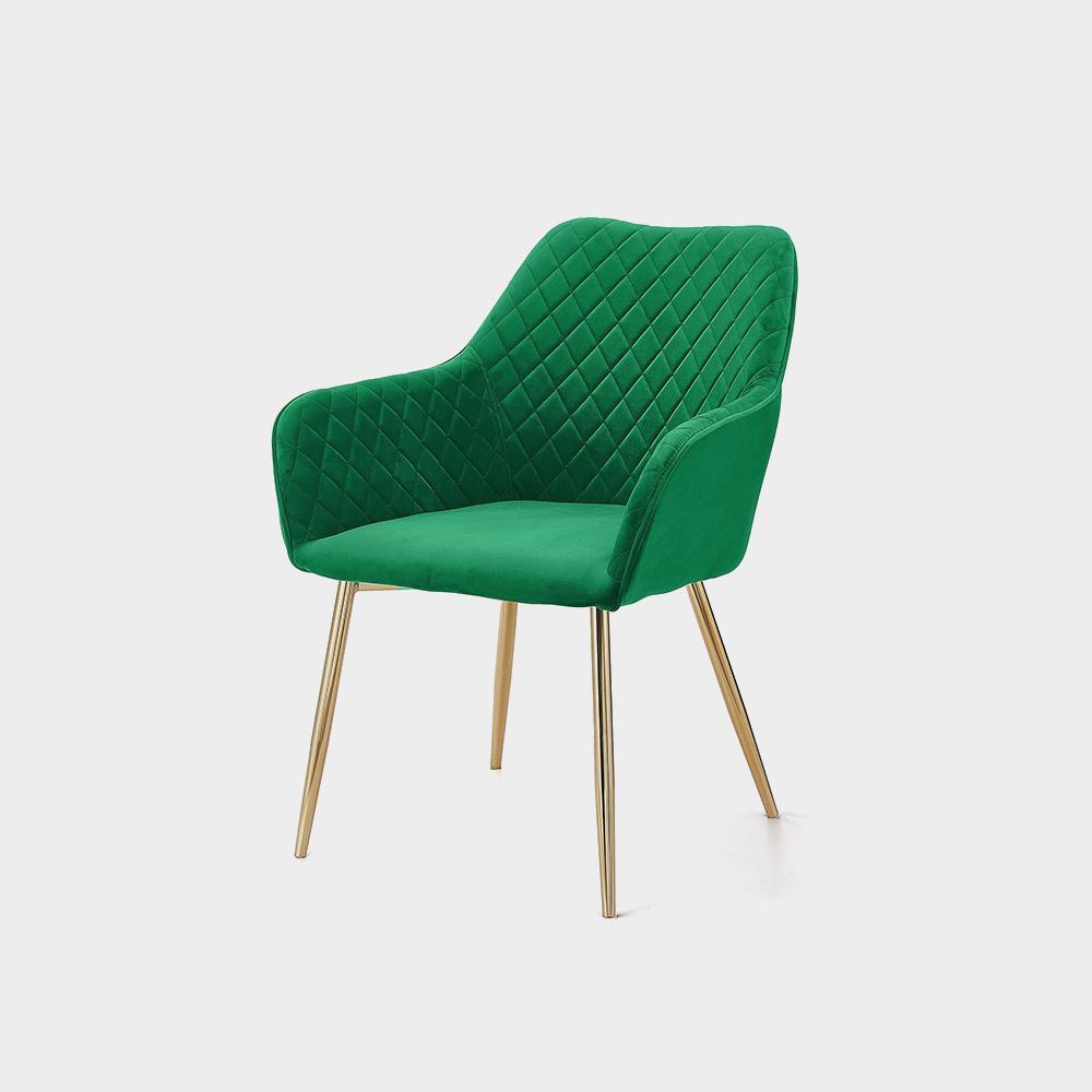 أنجيلا الفاخرة الحديثة مطعم الطعام كرسي الشمال منجد النسيج المخملية الصورة 4